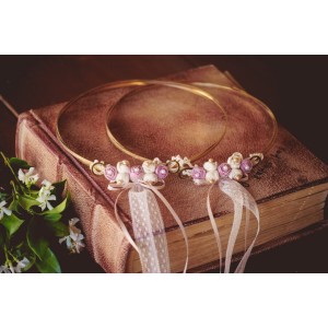 Επίχρυσα στέφανα γάμου 532