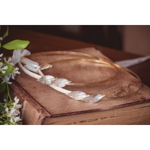 Επίχρυσα φύλλα στέφανα γάμου 533