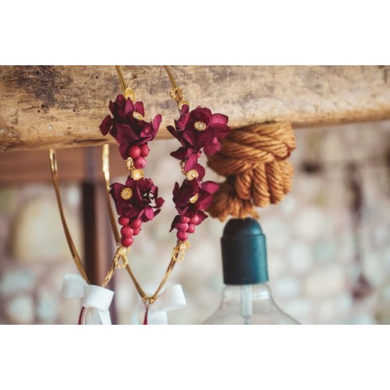 Επίχρυσα στέφανα Χριστουγεννιάτικα 557