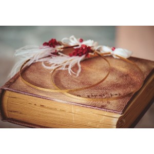 Επίχρυσα στέφανα Χριστουγεννιάτικα 558