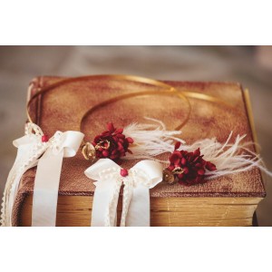 Επίχρυσα στέφανα Χριστουγεννιάτικα 558