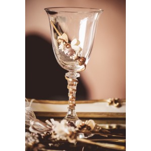 Σετ κουμπάρου με λουλούδια  lev907a