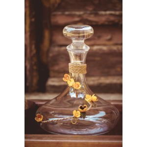 Σετ κουμπάρου με κίτρινα λουλούδια lev913d