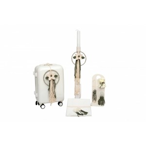 Macrame λουλούδια Σετ Βάπτισης BB5017440 Macrame λουλούδια Σετ Βάπτισης BB5017440