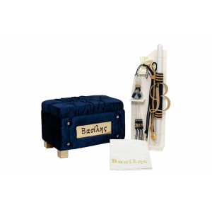 Βελούδινο σετ βάπτισης BB5020019 Βελούδινο σετ βάπτισης BB5020019