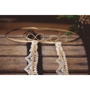 Άπειρο στέφανα γάμου ασημένια  103