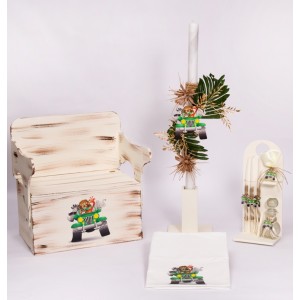 Ζωάκια σαφάρι σετ βάπτιση BB3014203