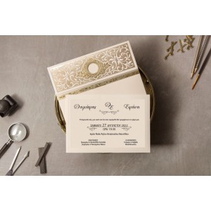 Κλασικό προσκλητήριο γάμου οικονομικό ec8396