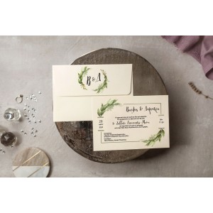 προσκλητήριο γάμου οικονομικό ecsta 8403