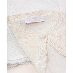 angel wings aw290 μπολερό βάπτισης angel wings aw290 μπολερό βάπτισης
