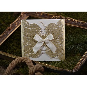 προσκλητήριο γάμου Lasercut 131 προσκλητήριο γάμου Lasercut 131