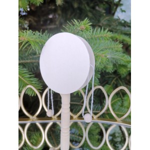 Τυμπανάκι ξύλινο μπομπονιέρα 208-9046