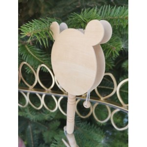 τυμπανάκι ξύλινο μπομπονιέρα 208-9046ar τυμπανάκι ξύλινο μπομπονιέρα 208-9046ar