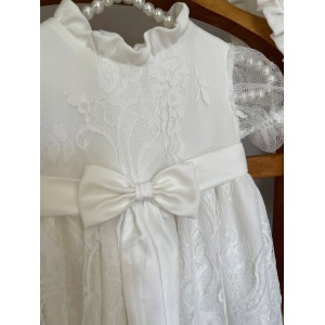 lajoie 180520 βαπτιστικό φόρεμα μακρύ πολυτελείας