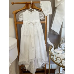 lajoie 180520 βαπτιστικό φόρεμα μακρύ πολυτελείας