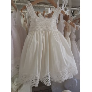 lajoie 190220 βαπτιστικό φόρεμα off-white lajoie 190220 βαπτιστικό φόρεμα off-white