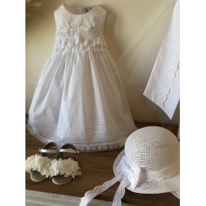 lajoie 2203-2A καπέλο ψάθινο βάπτισης