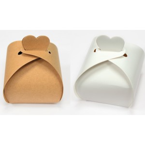 Μπομπονιέρα κουτί τετράγωνο καρδιά