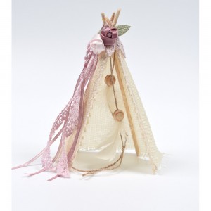 σκηνή ινδιάνικη μπομπονιέρα βάπτισης r367 σκηνή ινδιάνικη μπομπονιέρα βάπτισης r367