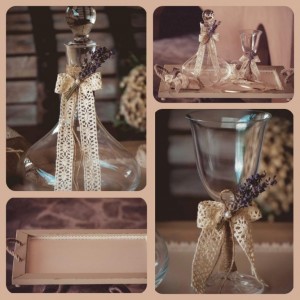 Σετ κουμπάρου λεβάντα lev913a