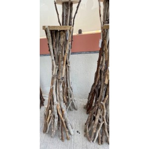 κηροστάτης γάμου θαλασσόξυλα αστόλιστος kp318 κηροστάτης γάμου θαλασσόξυλα αστόλιστος kp318