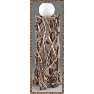 κηροστάτης γάμου θαλασσόξυλα τετράγωνος nk432 κηροστάτης γάμου θαλασσόξυλα τετράγωνος nk432