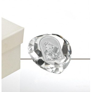 εικόνα κρυστάλλινη μπομπονιέρα βάφτισης 202-84662