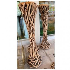 κηροστάτης γάμου φανάρι θαλασσόξυλα nk436 κηροστάτης γάμου φανάρι θαλασσόξυλα nk436