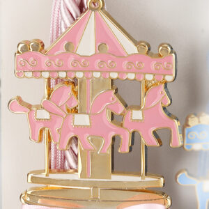 Καρουζέλ κρεμαστό γούρι ροζ