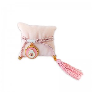 Φυλαχτό για νεογέννητο μάτι ροζ