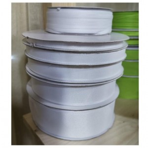 Κορδέλα γκρο λευκό χρώμα Κορδέλα γκρο λευκό χρώμα