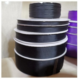 Κορδέλα γκρο μαύρο χρώμα Κορδέλα γκρο μαύρο χρώμα