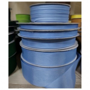 Κορδέλα γκρο σιέλ χρώμα