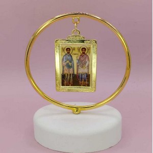 Μπομπονιέρα με Άγιους βότσαλο Μπομπονιέρα με Άγιους βότσαλο