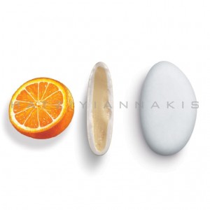 Κουφέτο λευκή σοκολάτα πορτοκάλι bijoux Κουφέτο λευκή σοκολάτα πορτοκάλι bijoux