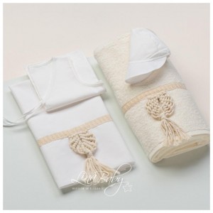 Λαδόπανα LINABABY 1513 μακραμέ