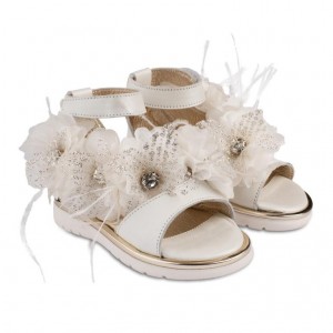 Babywalker exc5823 πέδιλο με λουλούδια Babywalker exc5823 πέδιλο με λουλούδια