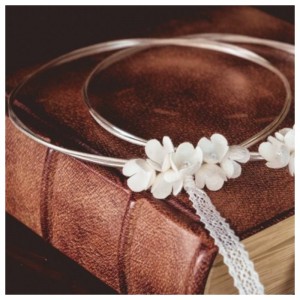 Ασημένια στέφανα γάμου με κουκούλι 118 Ασημένια στέφανα γάμου με κουκούλι 118