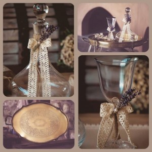 Σετ κουμπάρου με λεβάντα lev913b Σετ κουμπάρου με λεβάντα lev913b