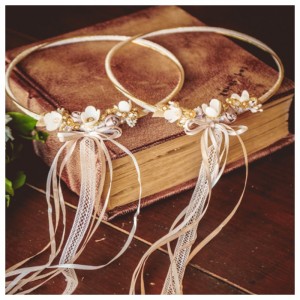 Μεταξωτά στέφανα γάμου 806b Μεταξωτά στέφανα γάμου 806b