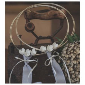 Μεταξωτά στέφανα γάμου 807a Μεταξωτά στέφανα γάμου 807a