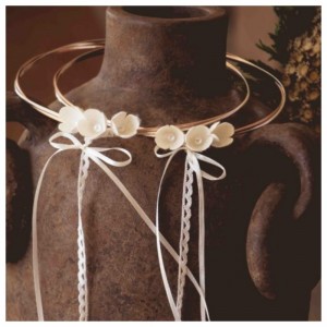 Μεταξωτά στέφανα γάμου 810b Μεταξωτά στέφανα γάμου 810b