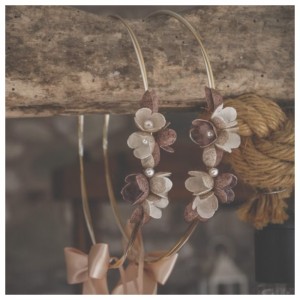 Μεταξωτά στέφανα γάμου 810c Μεταξωτά στέφανα γάμου 810c