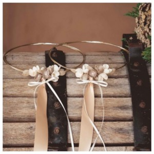 Μεταξωτά στέφανα γάμου 812 Μεταξωτά στέφανα γάμου 812