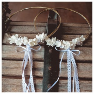 Μεταξωτά στέφανα γάμου 826 Μεταξωτά στέφανα γάμου 826