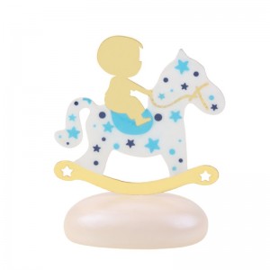 Μπομπονιέρα αγόρι με αλογάκι 2203A Μπομπονιέρα αγόρι με αλογάκι 2203A