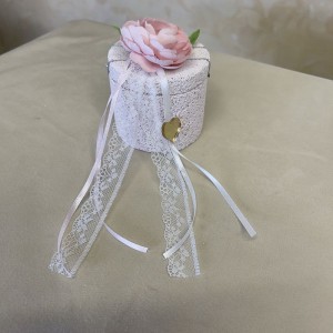 Μπομπονιέρα μπιζουτιέρα πέτρινη λουλούδι ροζ Μπομπονιέρα μπιζουτιέρα πέτρινη λουλούδι ροζ