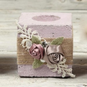 Μπομπονιέρα ρεσό ελαφρόπετρα ροζ Μπομπονιέρα ρεσό ελαφρόπετρα ροζ