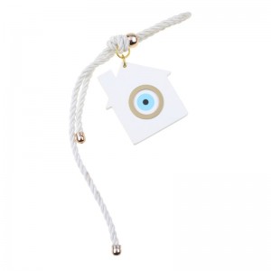 Σπίτι με ματάκι σιέλ 8913B μπομπονιέρα μπρελόκ Σπίτι με ματάκι σιέλ 8913B μπομπονιέρα μπρελόκ