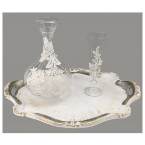 Σετ κουμπάρου σε λευκή απόχρωση LV53-3 Σετ κουμπάρου σε λευκή απόχρωση LV53-3